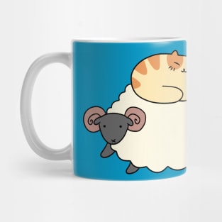 Ram and Orange Tabby Cat Mug